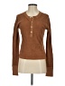 AMO 100% Cotton Brown Cardigan Size S - photo 1
