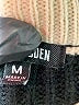 Steve Madden 100% Acrylic Stripes Black Cardigan Size M - photo 8