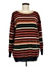 Olivaceous 100% Acrylic Stripes Orange Pullover Sweater Size M - photo 1
