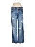 Ann Taylor LOFT 100% Cotton Hearts Blue Jeans Size 2 - photo 1