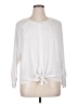 New Directions White Long Sleeve Blouse Size XL - photo 1