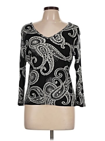 Forbidden 3/4 Sleeve Top (view 1)