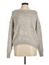 Intermix Chevron-herringbone Gray Pullover Sweater Size M - photo 1