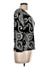Forbidden Black 3/4 Sleeve Top Size L - photo 4