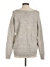 Intermix Chevron-herringbone Gray Pullover Sweater Size M - photo 2
