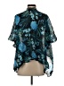 Old Navy 100% Cotton Teal Kimono Size XS - photo 2