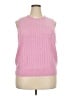 On 34th Pink Sweater Vest Size 3X - photo 1