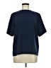 Worthington 100% Polyester Blue Short Sleeve Blouse Size M - photo 1