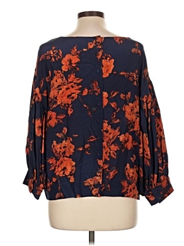 Odille 3/4 Sleeve Silk Top (view 2)