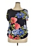 Moa U.S.A. Blue Short Sleeve Top Size 2X - photo 1