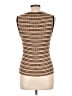 Industry Stripes Brown Sleeveless Top Size L - photo 2