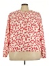 Lands' End Floral Red Pullover Sweater Size 3X - photo 1