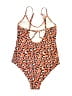 Cupshe Animal Print Orange One Piece Swimsuit Size M - photo 2