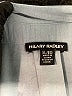 Hilary Radley 100% Polyester Solid Blue Long Sleeve Blouse Size XL - photo 7