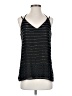 Bar III 100% Polyester Black Sleeveless Blouse Size S - photo 1