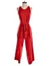Banana Republic 100% Polyester Solid Red Jumpsuit Size 4 - photo 1
