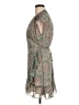 ALLSAINTS 100% Polyester Paisley Green Cocktail Dress Size 6 - photo 5