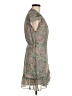 ALLSAINTS 100% Polyester Paisley Green Cocktail Dress Size 6 - photo 4