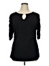 Thalia Sodi Black 3/4 Sleeve Top Size XL - photo 1