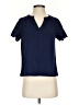 Daniel Rainn Blue Short Sleeve Blouse Size S (petite) - photo 1