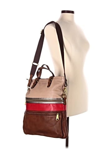 Fossil Leather Tote (view 2)