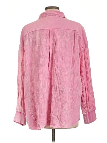 Sewn + Seen Long Sleeve Button-Down Shirt (view 2)