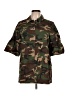 Noisy May Camo Green 3/4 Sleeve Blouse Size L - photo 1