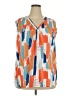 Unbranded Orange Sleeveless Blouse Size XXL - photo 1