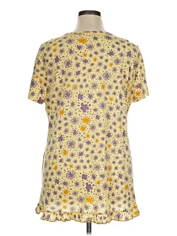 LOGO by Lori Goldstein Short Sleeve Blouse (view 2)