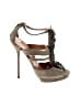 Gucci 100% Suede Gray Heels Size EU (IT) 37 1/2 / US 7 1/2 - photo 1