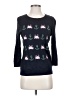 Talbots Print Blue Pullover Sweater Size S - photo 1