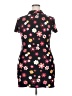 No Boundaries 100% Polyester Floral Black Casual Dress Size XXL - photo 2