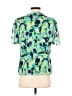 CAbi 100% Polyester Green Short Sleeve Blouse Size S - photo 2