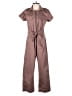Albion Solid Brown Jumpsuit Size XXS - photo 1