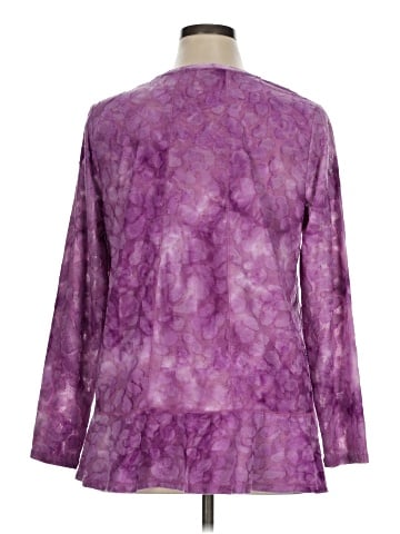 LOGO by Lori Goldstein 3/4 Sleeve Top (view 2)