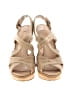 Prada 100% Leather Gold Tan Heels Size EU 39 1/2 - photo 2