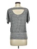 Iz Byer Gray Short Sleeve Top Size M - photo 2