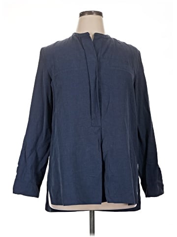 Anne Klein Long Sleeve Polo (view 1)