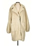 Free People 100% Polyester Ivory Coat Size S - photo 1