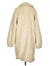 Free People 100% Polyester Ivory Coat Size S - photo 2