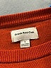 Frank And Oak 100% Wool Orange Wool Pullover Sweater Size S - photo 7