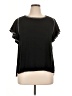 Max Studio Black Short Sleeve Top Size 1X - photo 1