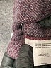 Naadam Plaid Burgundy Wool Pullover Sweater Size L - photo 9