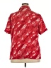 Elementz 100% Polyester Print Red Short Sleeve Blouse Size 2X - photo 2