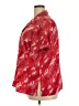 Elementz 100% Polyester Print Red Short Sleeve Blouse Size 2X - photo 5