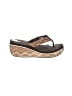 Volatile Brown Wedges Size 9 - photo 1