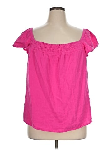 J.Crew Factory Store Short Sleeve Blouse (view 1)