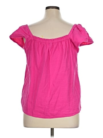 J.Crew Factory Store Short Sleeve Blouse (view 2)
