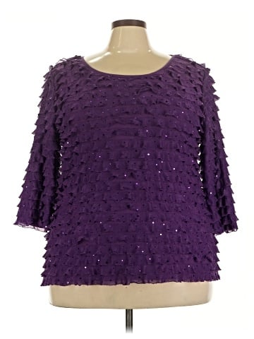 Notations 3/4 Sleeve Blouse (view 1)