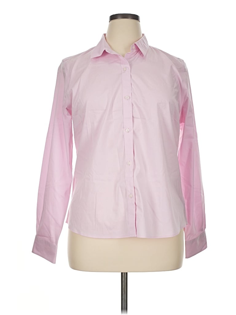 Pre-owned Untuckit Long Sleeve Button Down Shirt In Pink